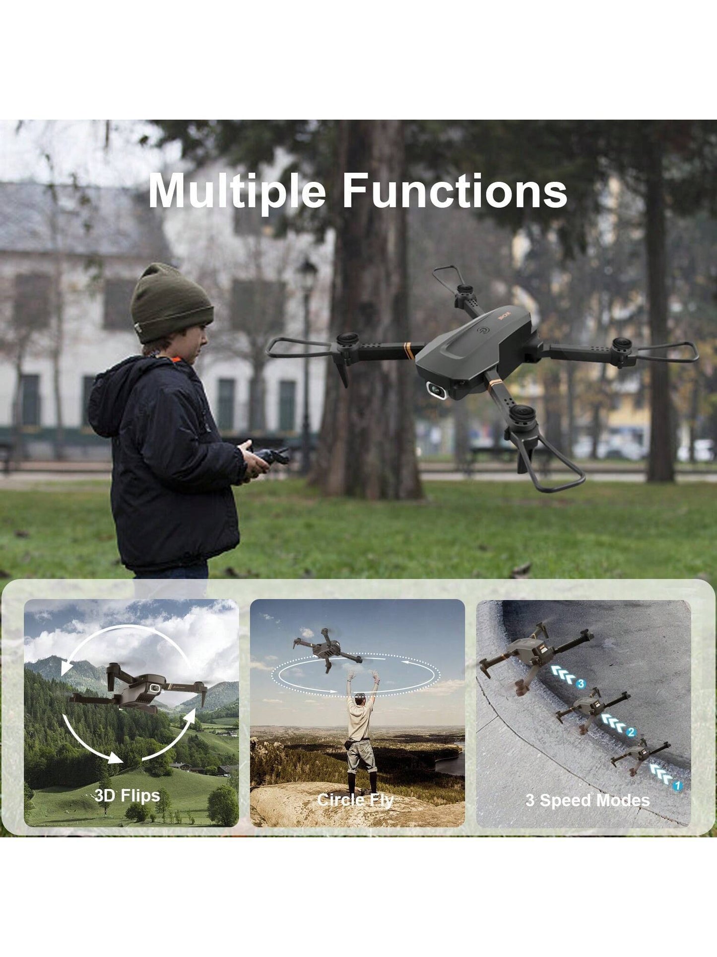 4DRC V4 Foldable Mini Drone With 1080P Camera