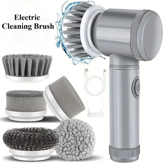 GIOIO Cordless 5-in-1 Electric Spin Scrubber