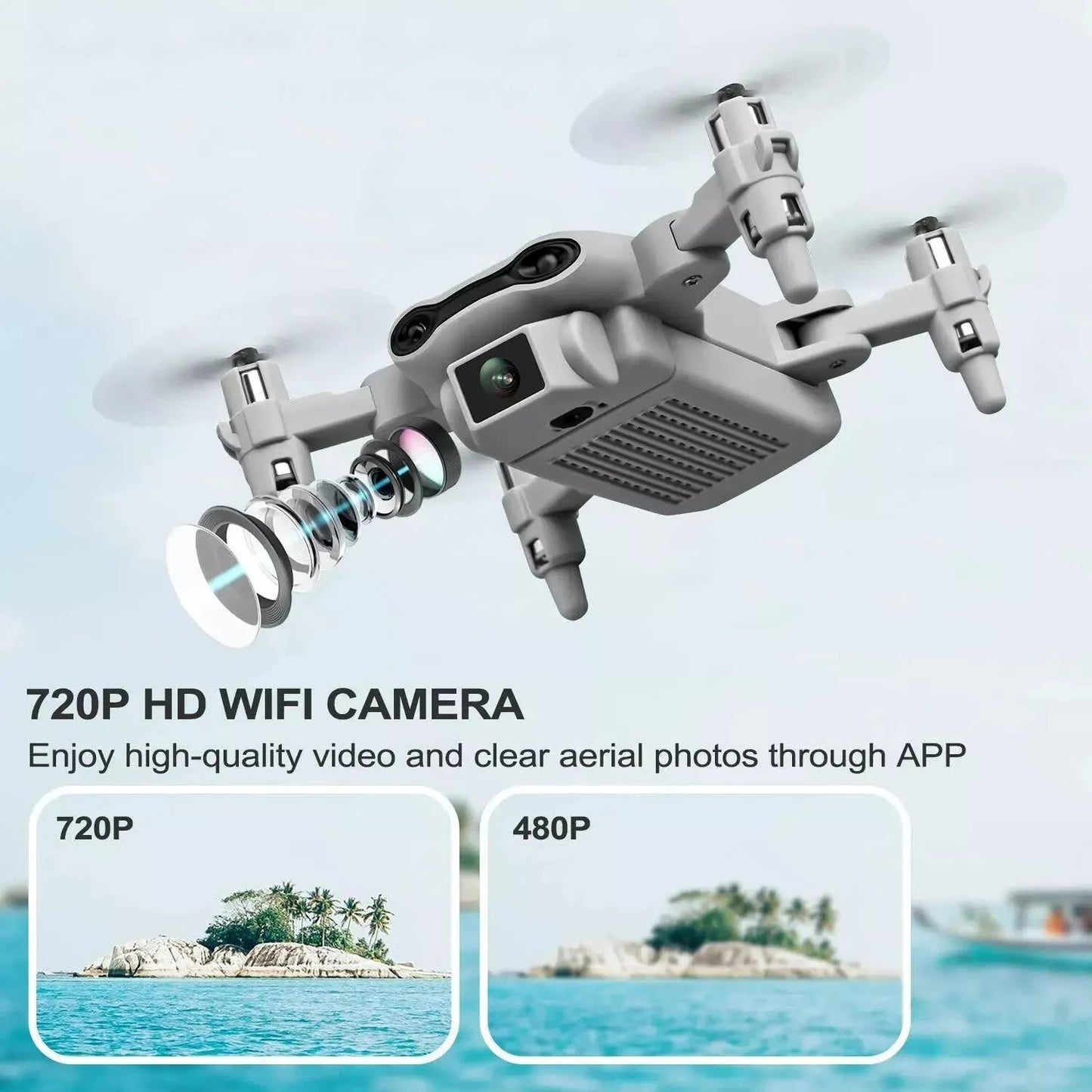 4DRC V9 Foldable RC Drone ,720P HD FPV Camera