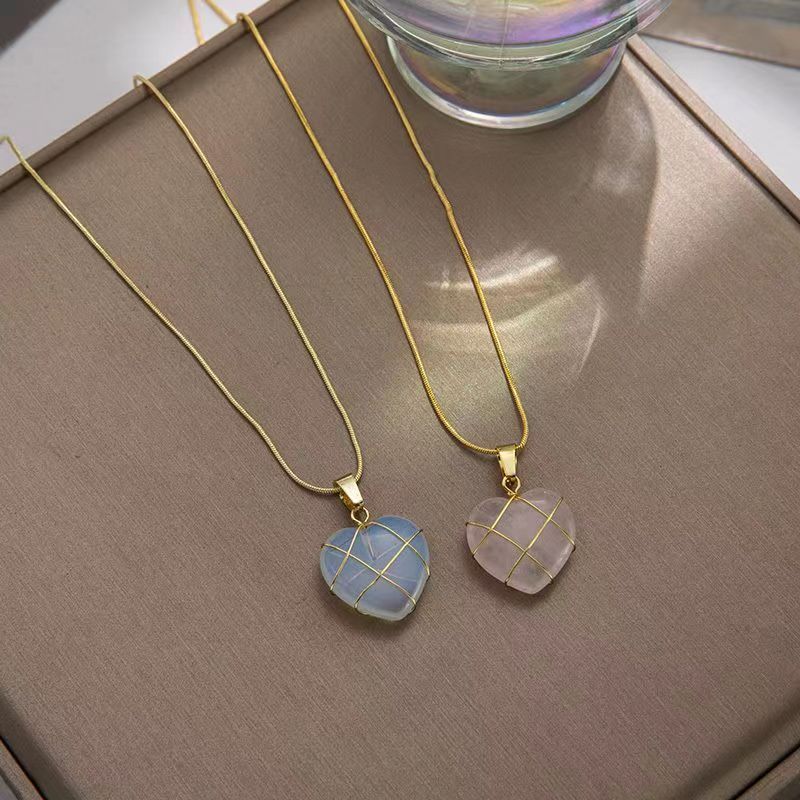 Fashion Moonstone Necklace For Cartoon Princess Love Girl Necklace