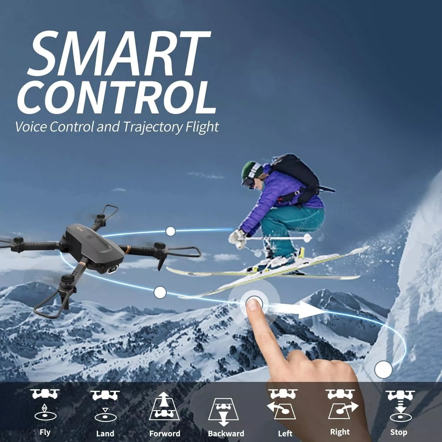 4DRC V4 Foldable Mini Drone With 1080P Camera