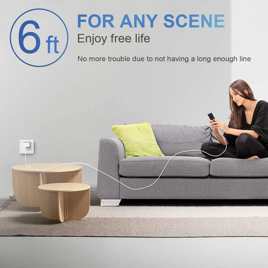 Iphone Type C Fast Charger Plug Adapter 6ft USB - C To Lightning Cable Cord