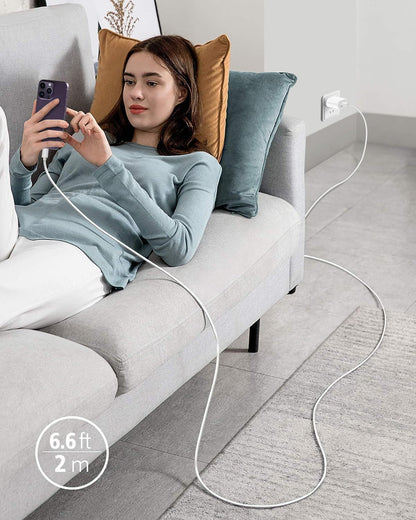 6FT Fast Charging Cord with Wall Chargers