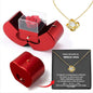Necklace Eternal Rose With Jewelry Box