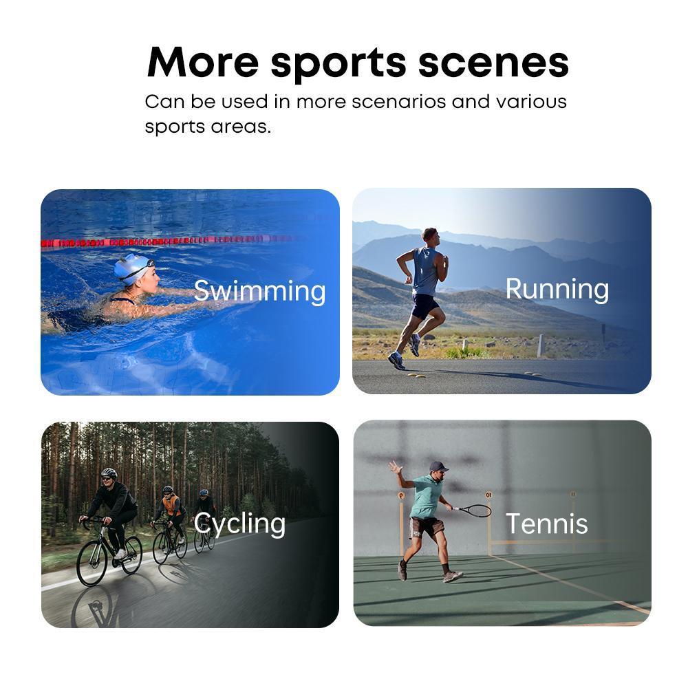 IPX8 Sports Wireless Earbuds Stereo Bone Conduction Headphone