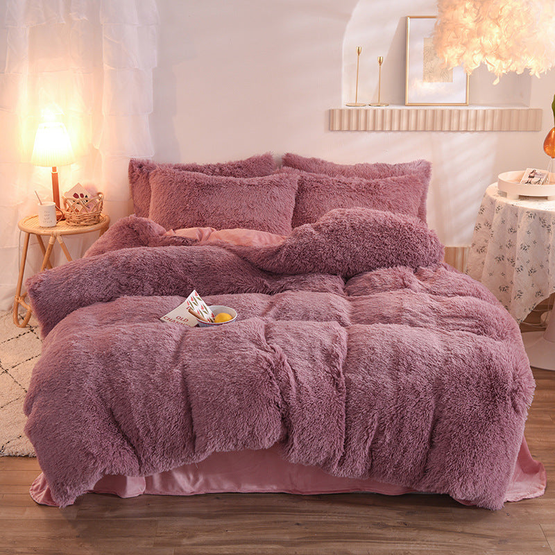 Luxury Thick Fleece Duvet Cover Queen King