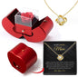 Necklace Eternal Rose With Jewelry Box