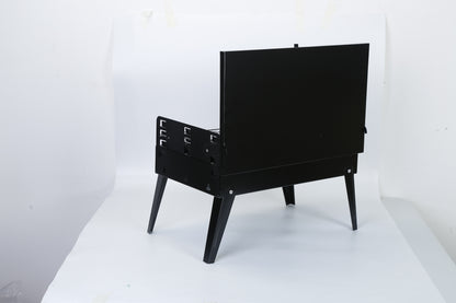 16.7x10x17.7 in Foldable Portable Charcoal Grill