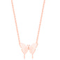 Geometric Butterfly Pendant Butterfly Necklace Simple