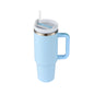 40 Oz Tumbler With Handle Straw Insulated