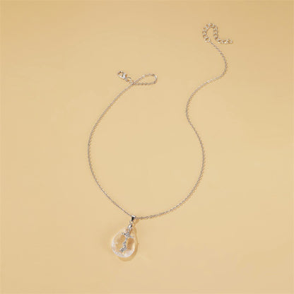 Simple Temperament Wild Drop Pendant Necklace
