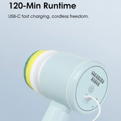 GIOIO Cordless 5-in-1 Electric Spin Scrubber