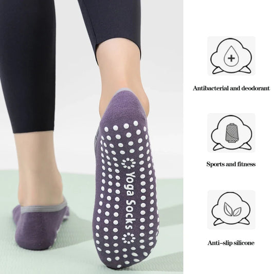 Open Heel Pilates Grip Socks Studio Ready