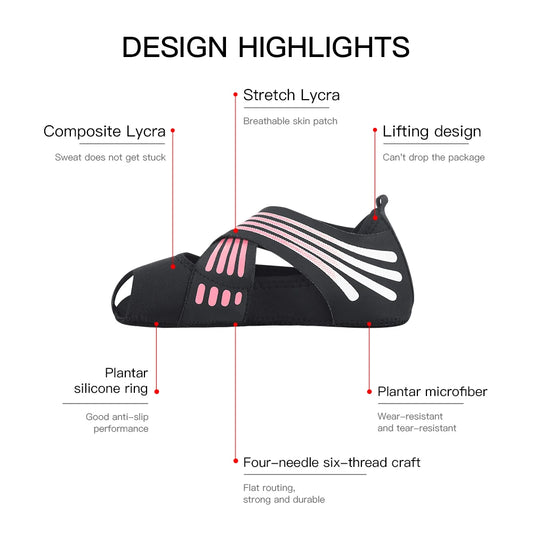 KYNCILON Professional Non-slip Gym Yoga Shoes