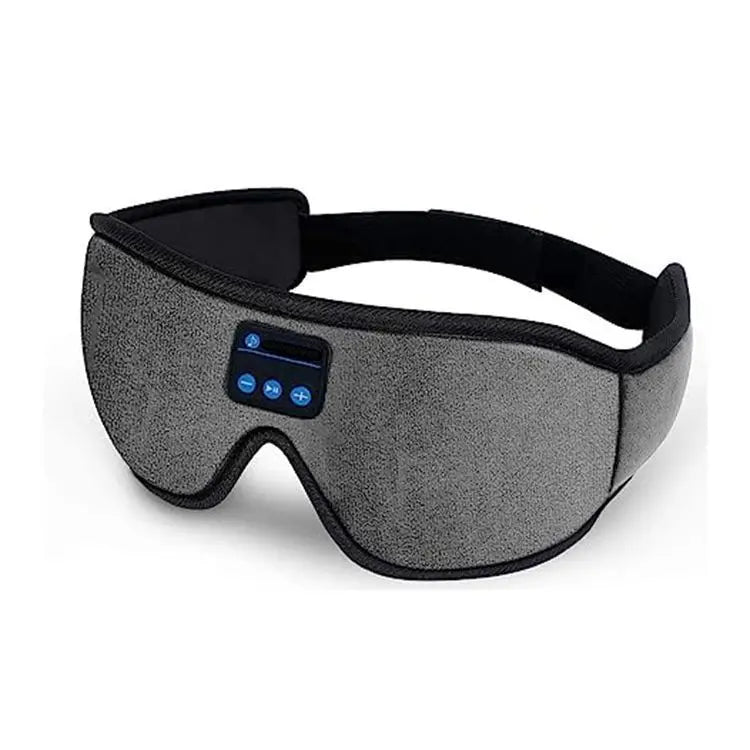 Deep Sleep Comfort System – Bluetooth 5.0 Eye Mask, Soft Memory Foam & 100% Blackout