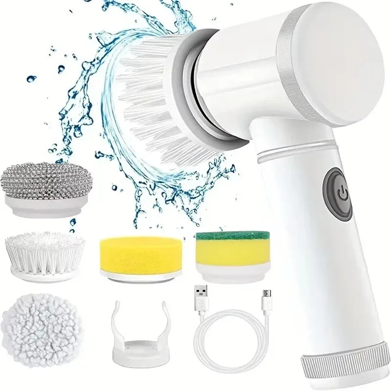 GIOIO Cordless 5-in-1 Electric Spin Scrubber