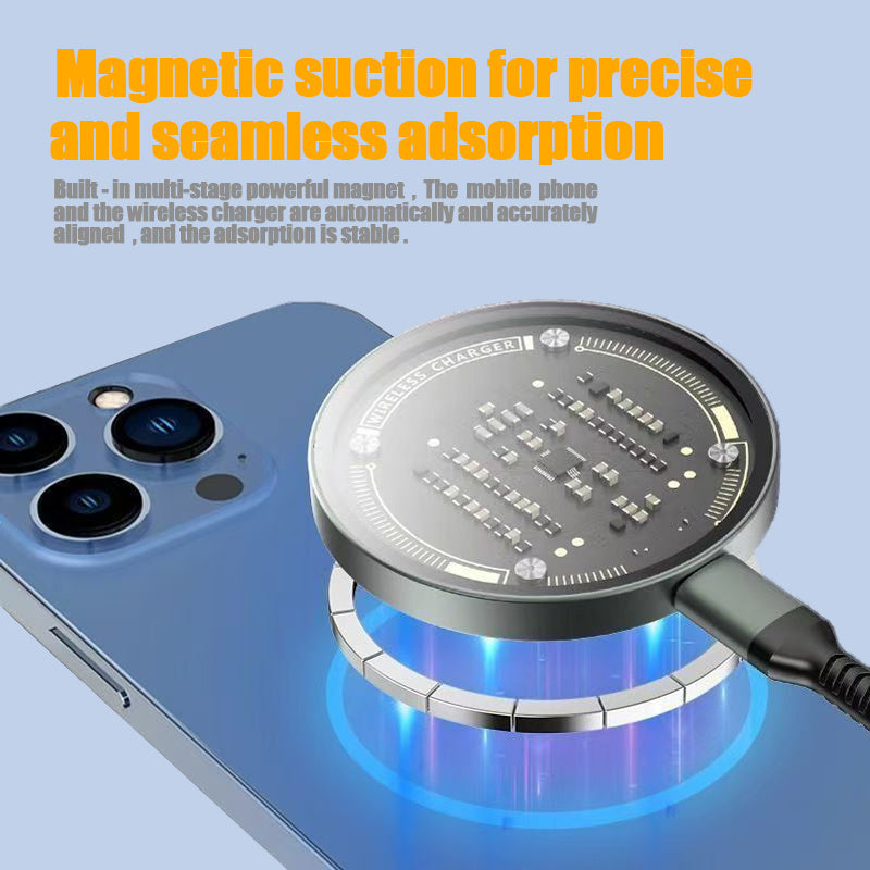 Wireless Charger 15W Magnetic Wireless Fast Charging Compatible With IPhone