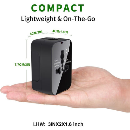 Travel Adapter ,Universal USB Type C Charging For USA EU UK AUS