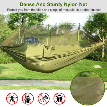 Camping Hammock, Portable Double Hammock With Net