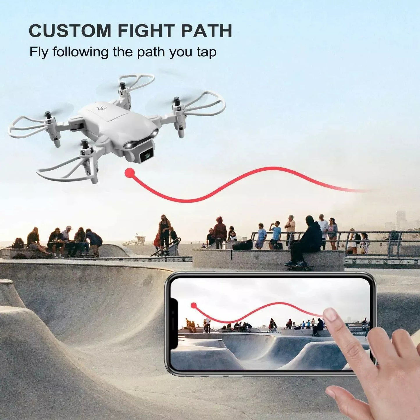 4DRC V9 Foldable RC Drone ,720P HD FPV Camera