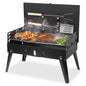 16.7x10x17.7 in Foldable Portable Charcoal Grill